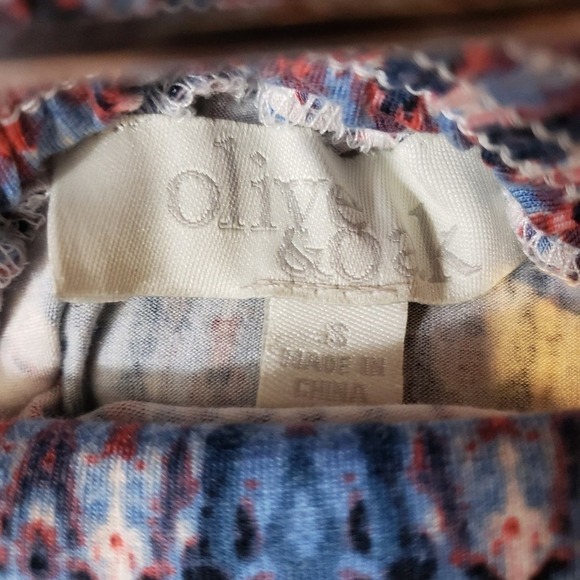 Olive & oak long Skirt with belt loops - Picture 5 of 9